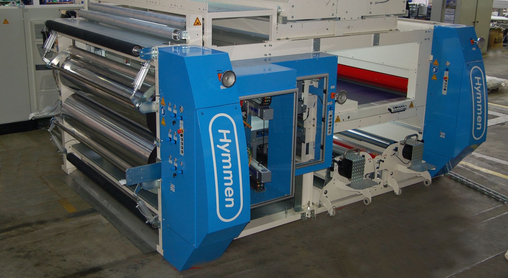 Laminating Lines And Glue Application Machines Hymmen Gmbh Maschinen Und Anlagenbau