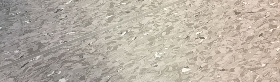 PVC-Fußboden homogen verpresst